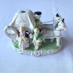 Vintage Porcelain Figurine Cinderella Style Carriage
